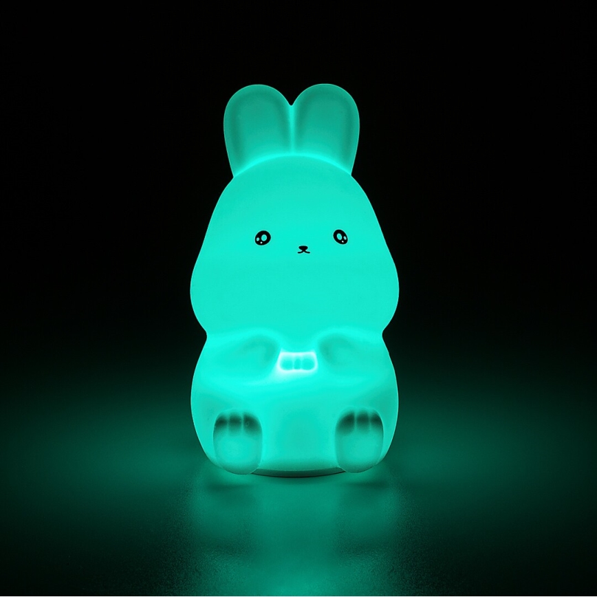 Rabalux - LED RGB lietimu valdoma naktinė lempa LED/0,05W/1xCR2032 triušis