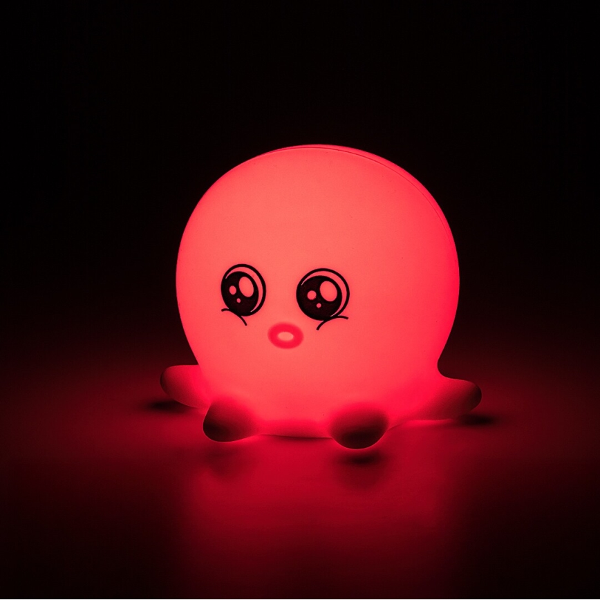 Rabalux - LED RGB jutiklinė naktinė švieselė LED/0,05W/1xCR2032 aštuonkojis