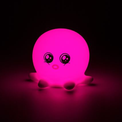 Rabalux - LED RGB jutiklinė naktinė švieselė LED/0,05W/1xCR2032 aštuonkojis