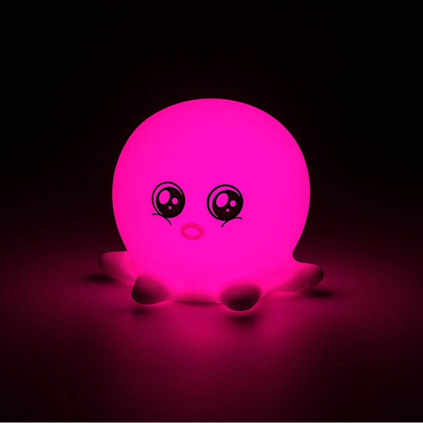 Rabalux - LED RGB jutiklinė naktinė švieselė LED/0,05W/1xCR2032 aštuonkojis
