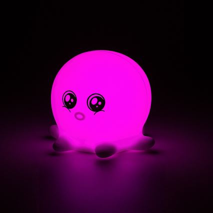 Rabalux - LED RGB jutiklinė naktinė švieselė LED/0,05W/1xCR2032 aštuonkojis