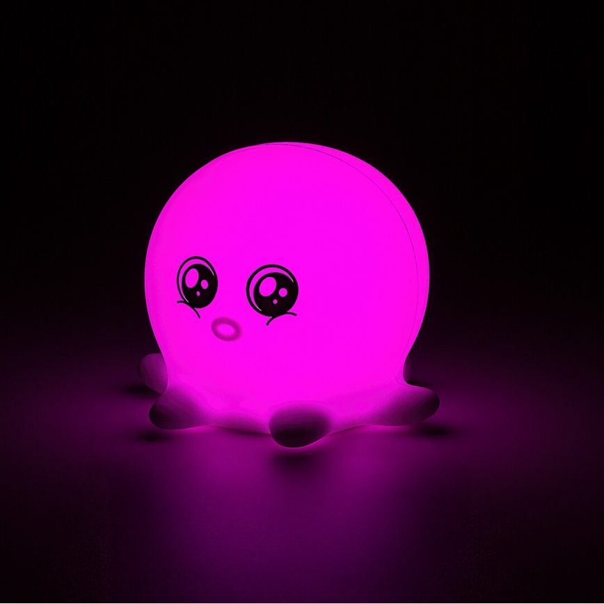 Rabalux - LED RGB jutiklinė naktinė švieselė LED/0,05W/1xCR2032 aštuonkojis