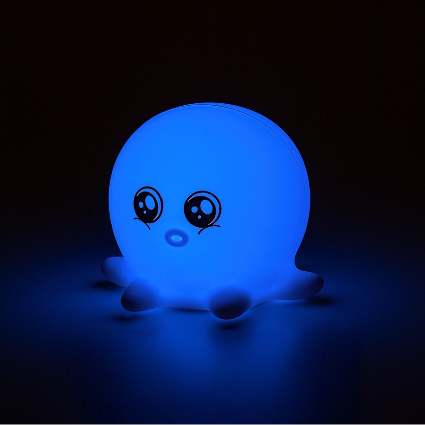 Rabalux - LED RGB jutiklinė naktinė švieselė LED/0,05W/1xCR2032 aštuonkojis