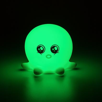 Rabalux - LED RGB jutiklinė naktinė švieselė LED/0,05W/1xCR2032 aštuonkojis