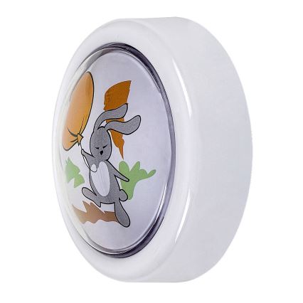 Rabalux - LED vaikiškas naktinis šviestuvas LED/0,3W/2xAA 6000K