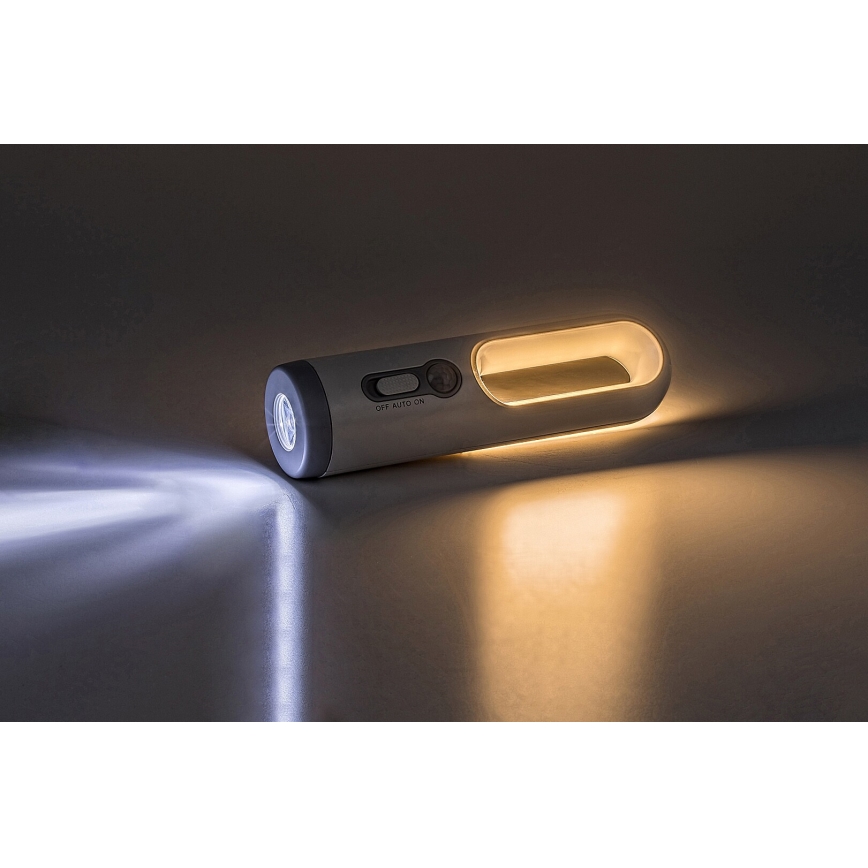 Rabalux - LED Nešiojama įkraunama lempa su jutikliu LED/0,8W/3,7V 3000/7000K