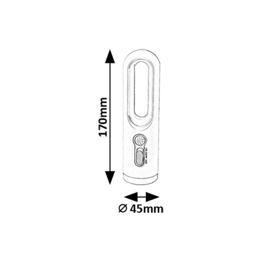 Rabalux - LED Nešiojama įkraunama lempa su jutikliu LED/0,8W/3,7V 3000/7000K