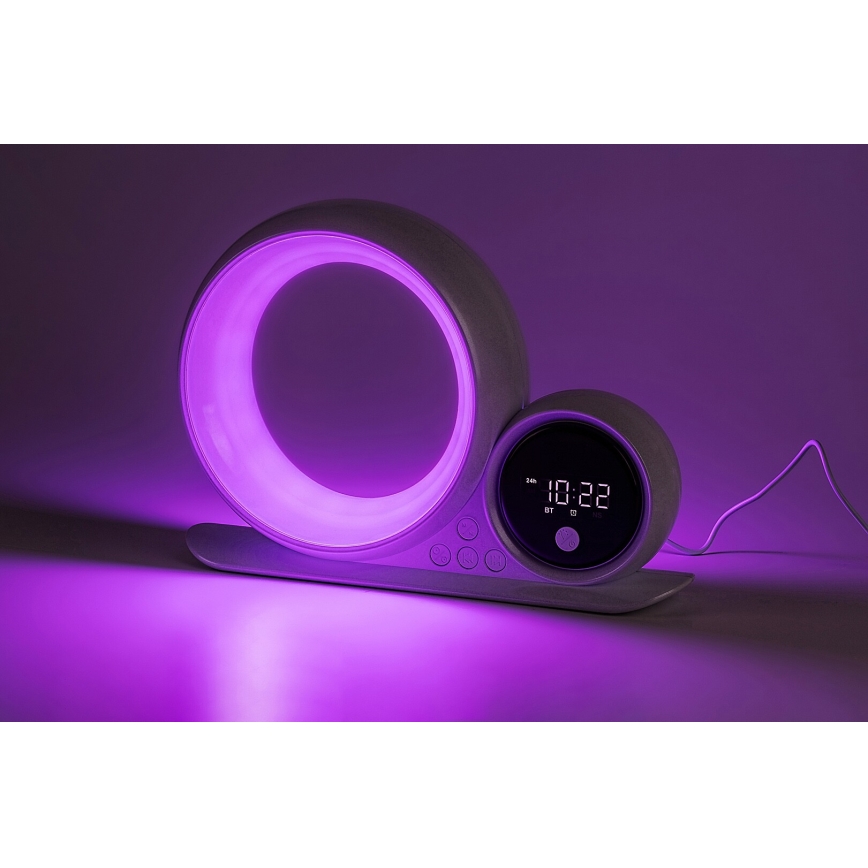 Rabalux - LED RGB Stalinis šviestuvas su kolonėle LED/5W/230V