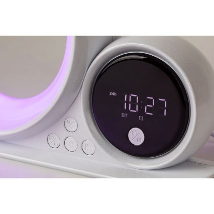 Rabalux - LED RGB Stalinis šviestuvas su kolonėle LED/5W/230V