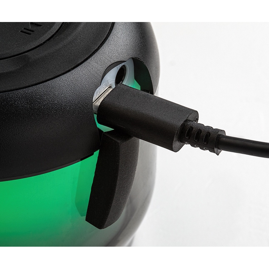 Rabalux - RGB Stalinis šviestuvas su kolonėle RGB/3W/3,7V 500mAh