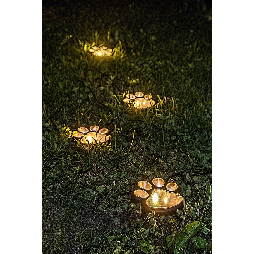 Rabalux - LED Saulės šviestuvas 4xLED/0,06W/1,2V IP44 600 mAh