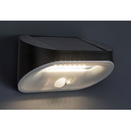 Rabalux - LED Saulės energijos šviestuvas su jutikliu LED/3,2W/3,7V IP44 1200 mAh