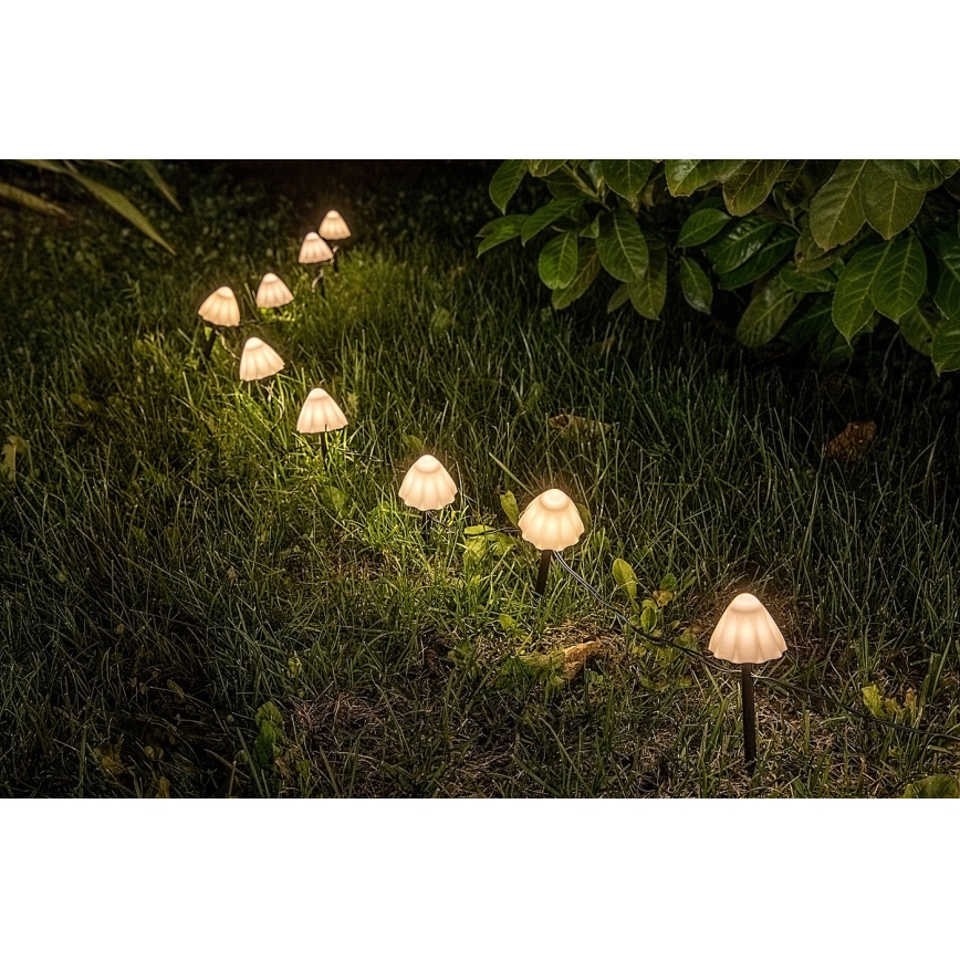 Rabalux - LED apšvietimas, įkraunamas saulės energija 10xLED/0,2W/1,2V IP44 300 mAh