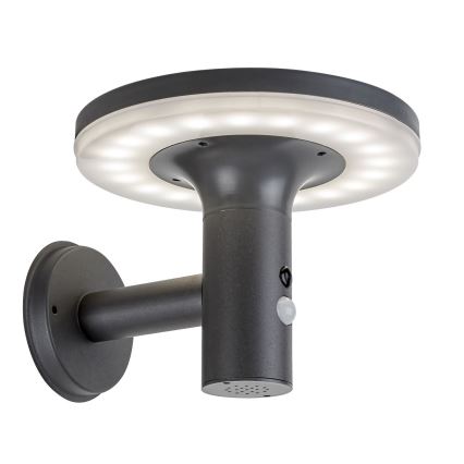 Rabalux - LED Saulės energijos šviestuvas su jutikliu LED/10W/3,7V IP44