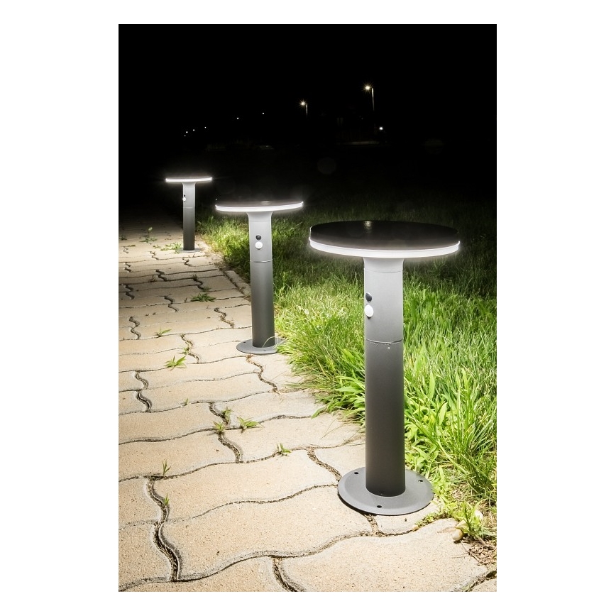 Rabalux - LED Saulės energijos šviestuvas su jutikliu LED/10W/3,7V IP44 2500 mAh