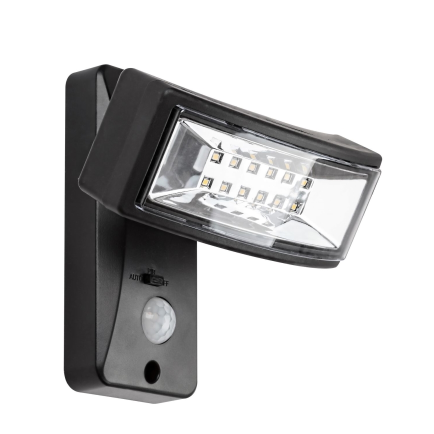 Rabalux - LED Saulės energijos šviestuvas su jutikliu LED/2,4W/3,7V IP44
