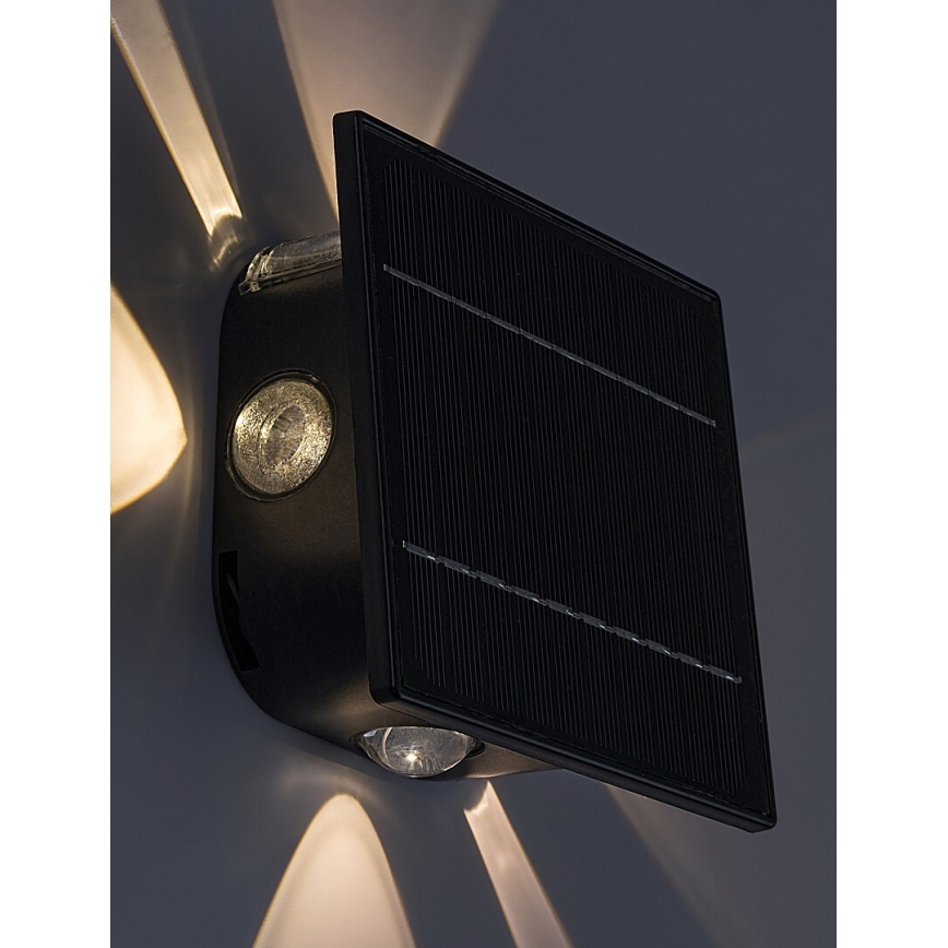 Rabalux - LED šviesos reguliavimas saulės Sieninis šviestuvas LED/0,5W/3,7V 3000K/6000K IP54
