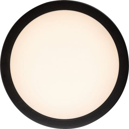 Rabalux - LED lubinis vonios šviestuvas LED/28W/230V 3000/4000/6500K IP54 juoda
