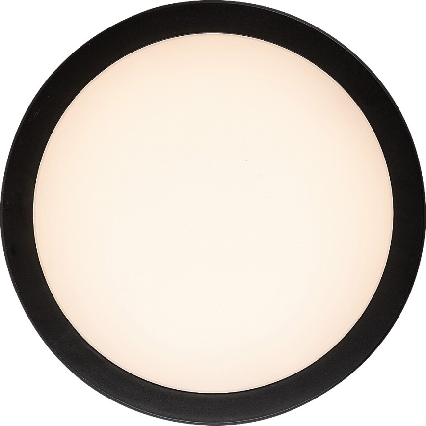 Rabalux - LED lubinis vonios šviestuvas LED/28W/230V 3000/4000/6500K IP54 juoda