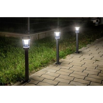 Rabalux - LED Saulės lempa LED/3W/3,7V IP65 antracito spalvos 2000 mAh