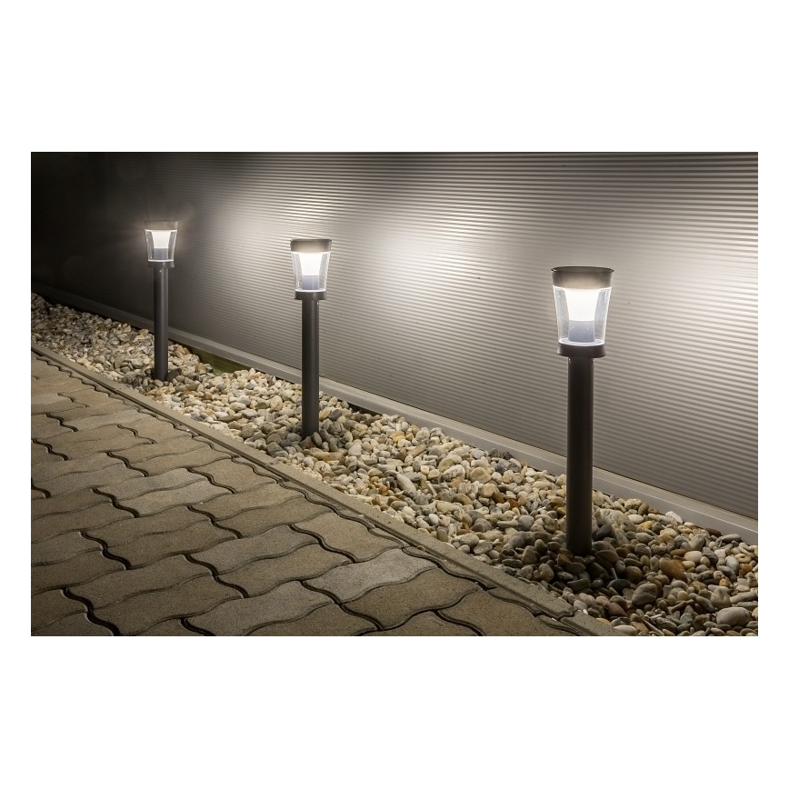 Rabalux - LED Saulės lempa LED/3W/3,7V IP65 antracito spalvos 2000 mAh
