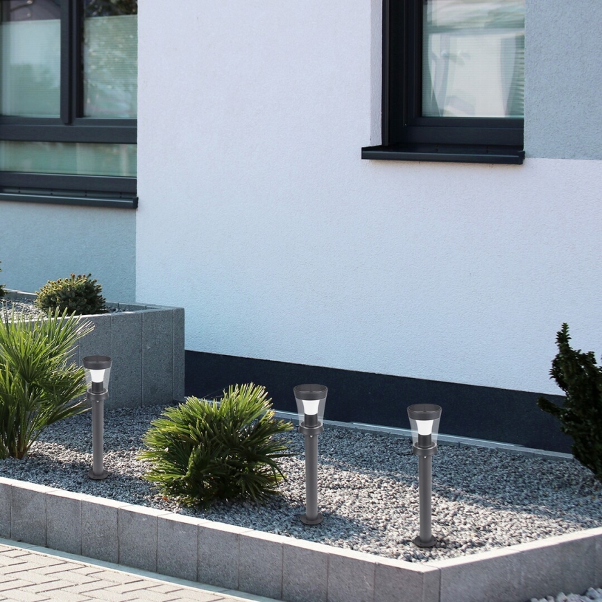 Rabalux - LED šviestuvas, įkraunamas saulės energija LED/3W/3,7V IP65 antracitas 2000 mAh