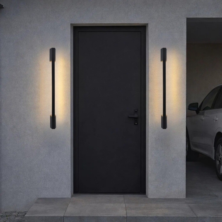 Rabalux - LED lauko sieninis šviestuvas LED/8W/230V IP54 90 cm juodas