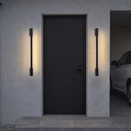 Rabalux - LED lauko sieninis šviestuvas LED/8W/230V IP54 90 cm juodas