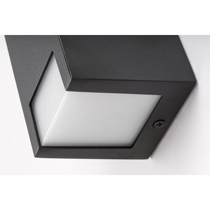 Rabalux - Lauko sieninis šviestuvas 1xGU10/7W/230V IP44 juoda