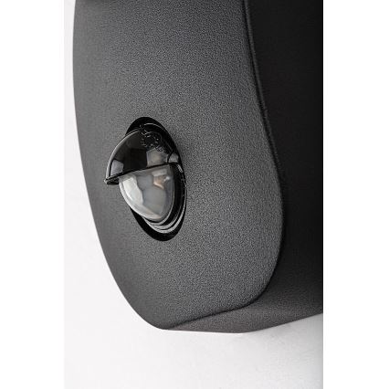 Rabalux - LED Lauko sieninis lankstus šviestuvas su jutikliu LED/12W/230V IP44