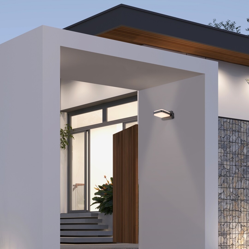 Rabalux - LED sieninis lauko šviestuvas LED/12W/230V IP44 juoda