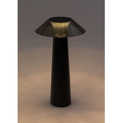 Rabalux - LED Pritemdoma įkraunama stalinė lempa LED/5W/5V IP44 juoda