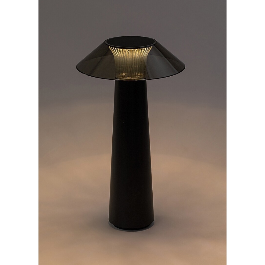 Rabalux - LED Pritemdoma įkraunama stalinė lempa LED/5W/5V IP44 juoda