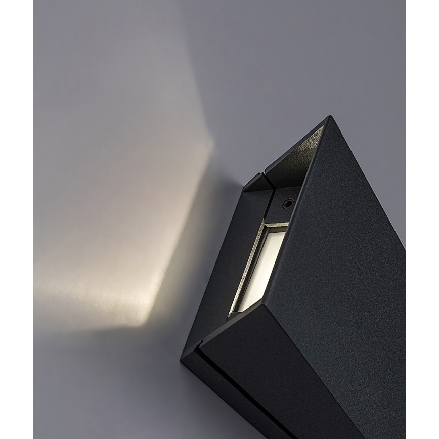 Rabalux - LED sieninis lauko šviestuvas LED/3W/230V IP65 antracitas