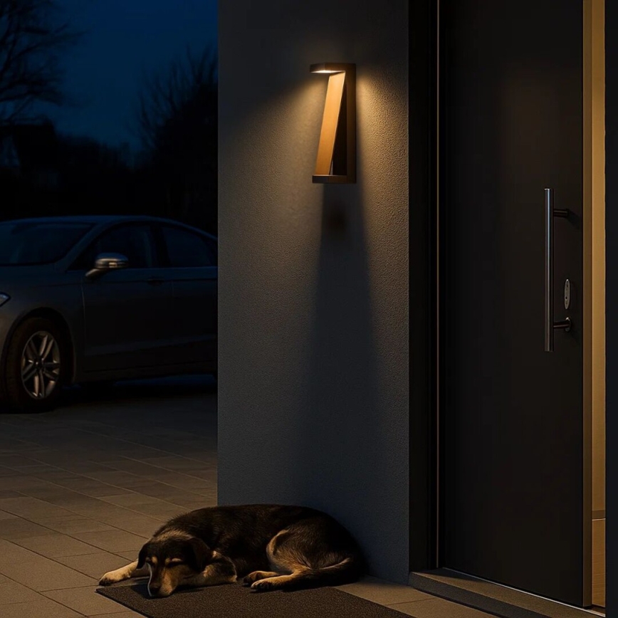 Rabalux - LED lauko sieninis šviestuvas LED/13W/230V IP65 ruda