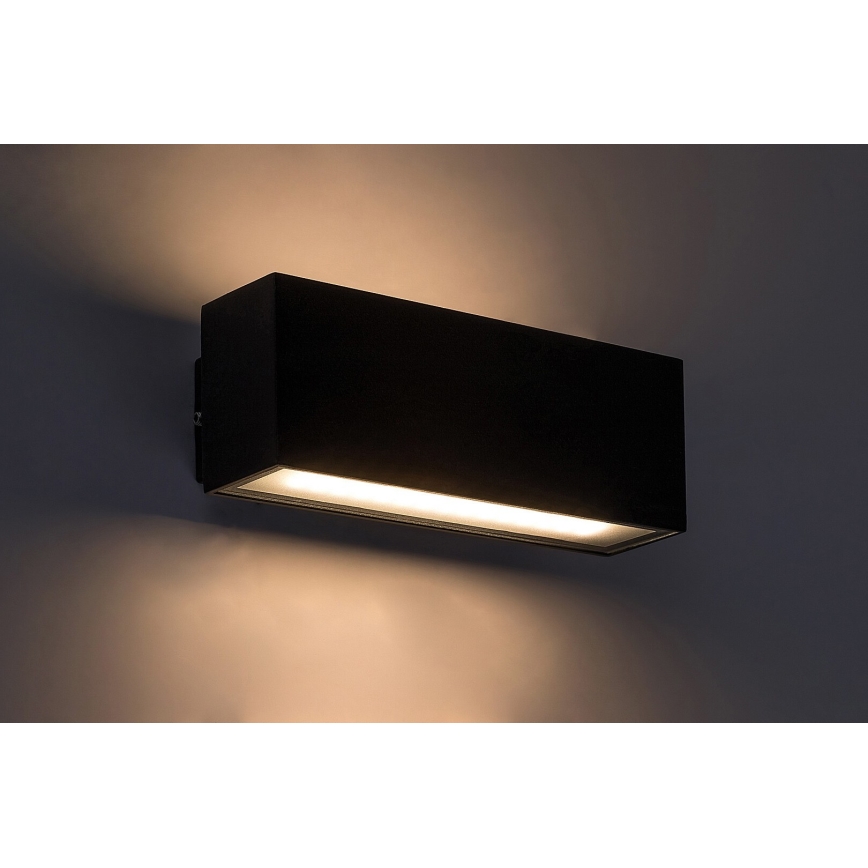 Rabalux - LED sieninis lauko šviestuvas LED/10W/230V IP54 juoda