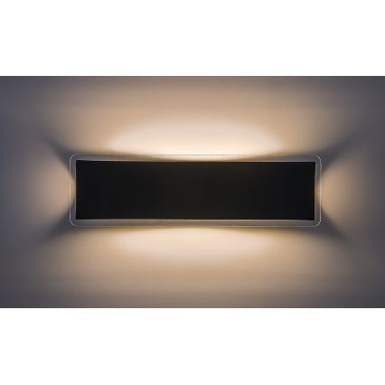 Rabalux - Lauko LED sieninis šviestuvas LED/18W/230V IP54 juodas
