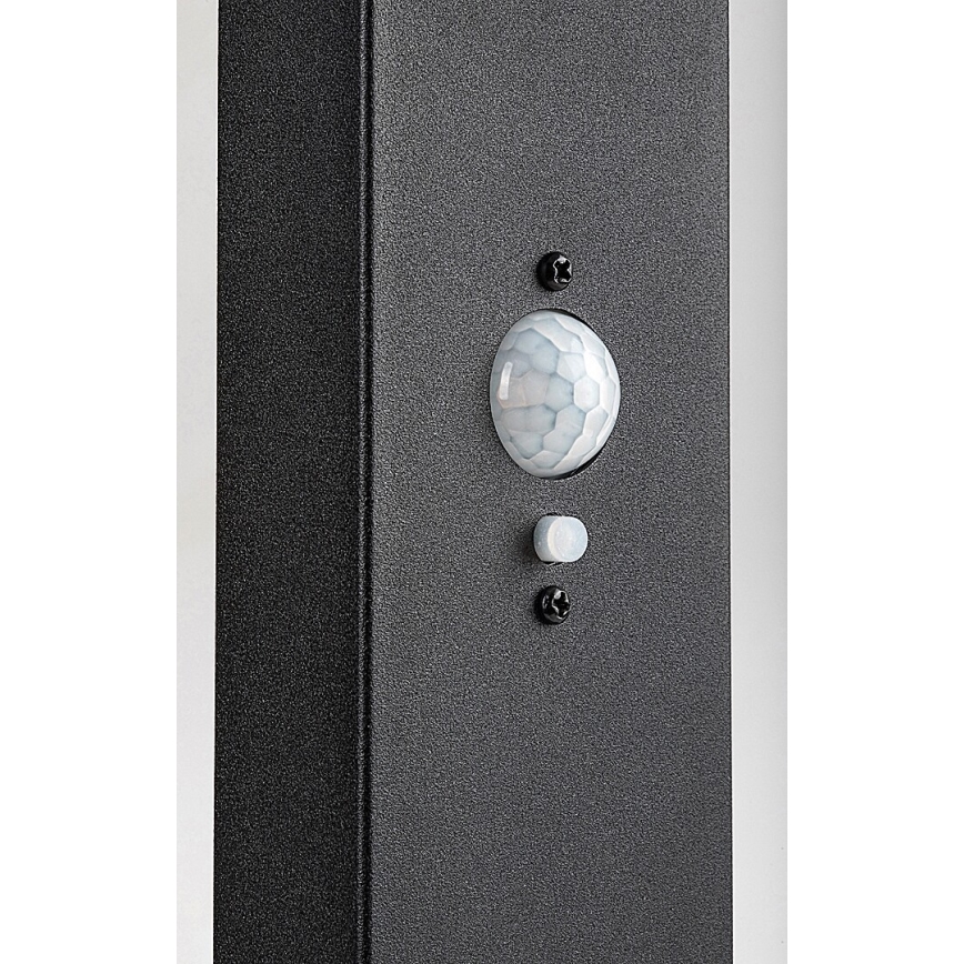 Rabalux - LED reguliuojamo ryškumo saulės lauko lempa su jutikliu LED/4,4W/3,7V IP54 antracitas 2200 mAh