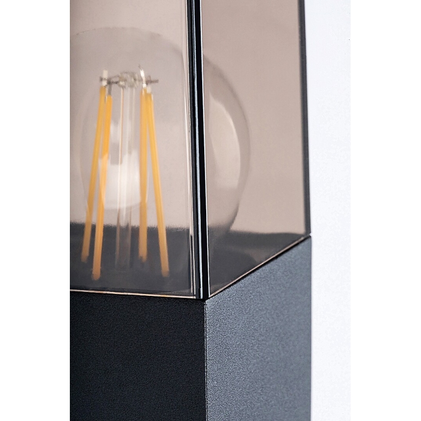 Rabalux - Lauko sieninis šviestuvas 1xE27/60W/230V IP54 juoda