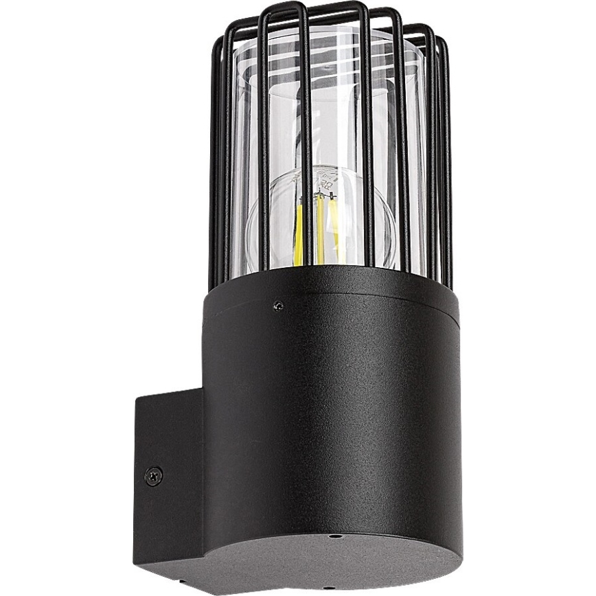Rabalux - Lauko sieninis šviestuvas 1xE27/60W/230V IP54 juoda
