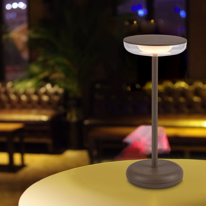 Rabalux - LED Pritemdoma įkraunama lauko lempa LED/6W/5V IP44 1800 mAh ruda