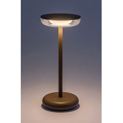 Rabalux - LED Pritemdoma įkraunama lauko lempa LED/6W/5V IP44 1800 mAh ruda