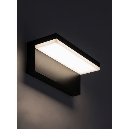 Rabalux - LED sieninis lauko šviestuvas LED/10W/230V IP54 juoda