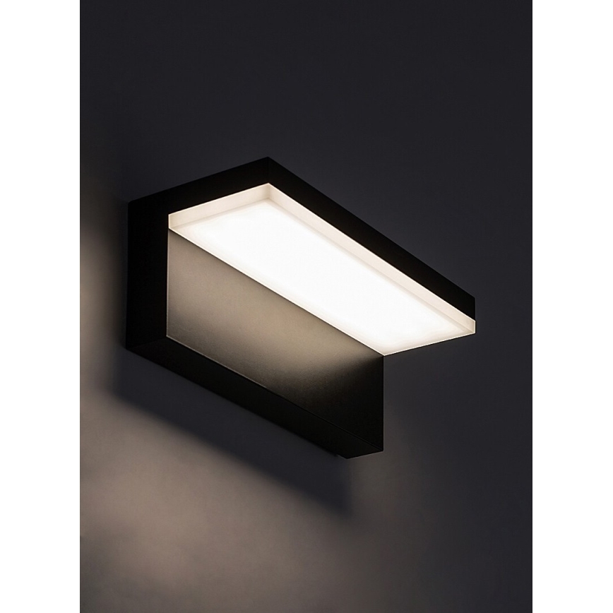 Rabalux - LED sieninis lauko šviestuvas LED/10W/230V IP54 juoda