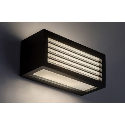 Rabalux - LED sieninis lauko šviestuvas LED/10W/230V IP54 juoda