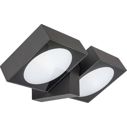 Rabalux - LED Lauko sieninis lankstus šviestuvas 2xLED/7W/230V IP54 antracitas