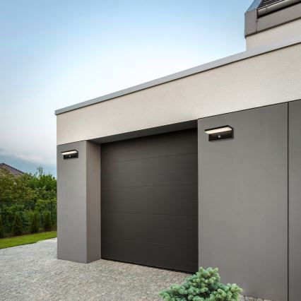 Rabalux - LED Lauko sieninis šviestuvas su jutikliu LED/9W/230V 2700/4000/6500K IP54 juoda