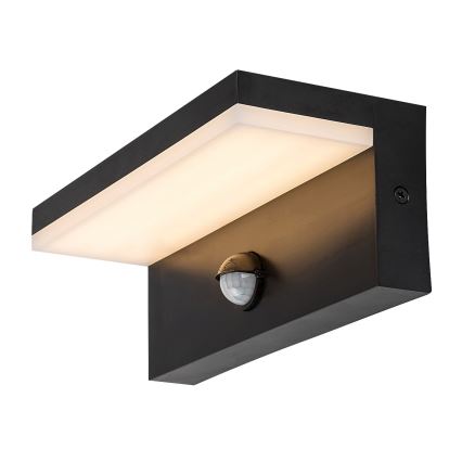 Rabalux - LED Lauko sieninis šviestuvas su jutikliu LED/9W/230V 2700/4000/6500K IP54 juoda