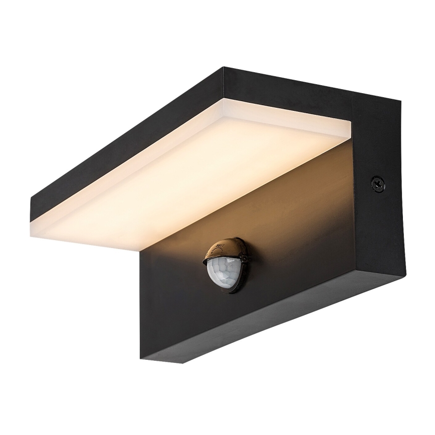 Rabalux - LED Lauko sieninis šviestuvas su jutikliu LED/9W/230V 2700/4000/6500K IP54 juoda