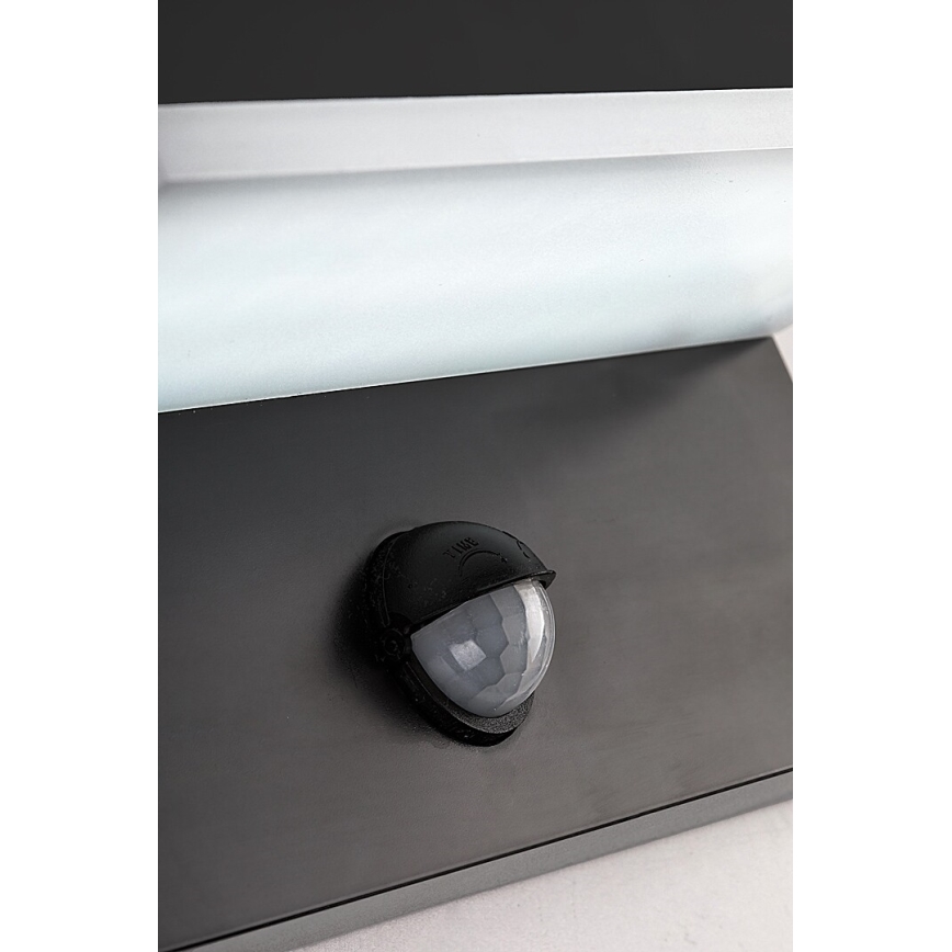 Rabalux - LED Lauko sieninis šviestuvas su jutikliu LED/9W/230V 2700/4000/6500K IP54 juoda